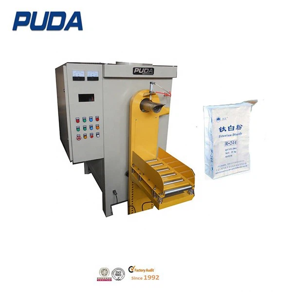 Anatase Type Titanium Dioxide 25kg Valve Bag Packing Machine